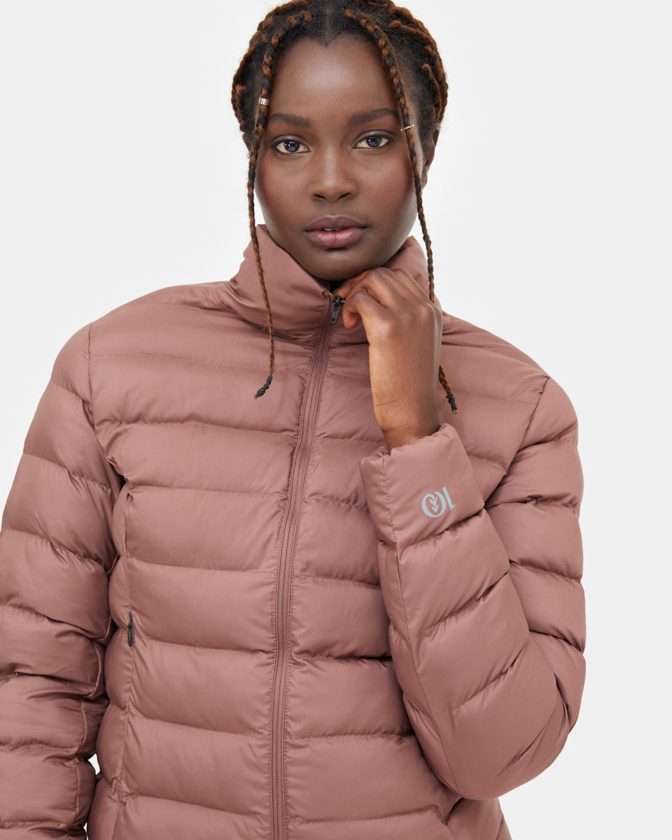 Cloud Shell Packbare Pufferjacke