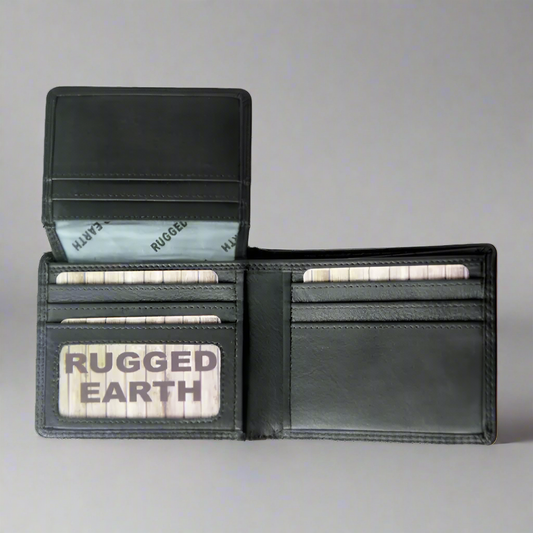Rugged Earth Men's Bifold Leather Wallet