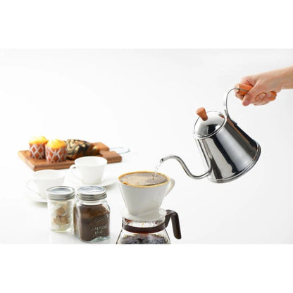 Yoshikawa Café Time Drip Kettle – Japanischer Schwanenhals-Wasserkessel für Aufgusskaffee