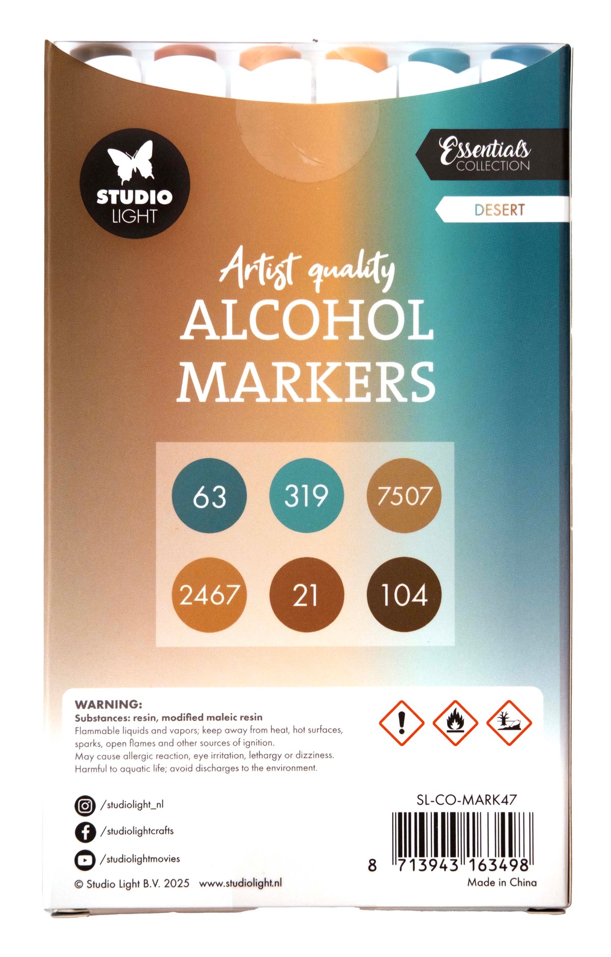 Studio Light Alcohol Ink Markers