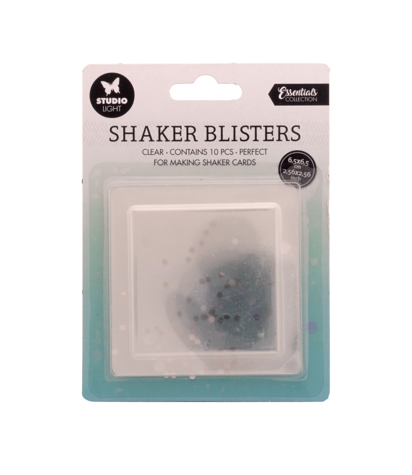 SL Shaker Window Blister Square Essentials 65x65x5mm 10 PC nr.02