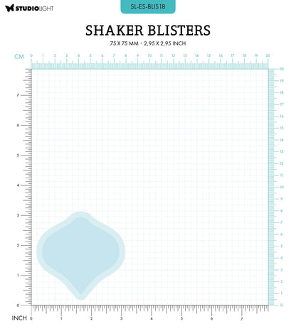 SL Shaker Blisters Christmas Ball Essentials 75x75x11mm 10 PC nr.17