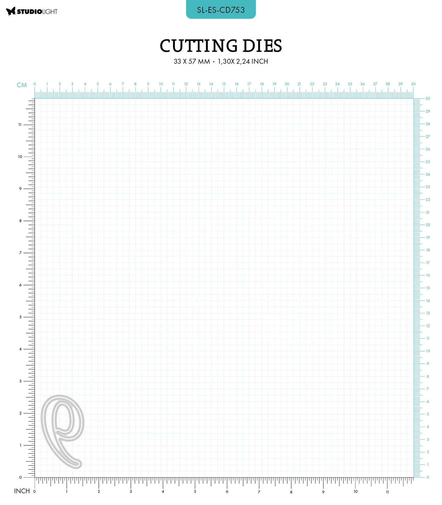 SL Cutting Dies NR. 9 Essentials 33x57x1mm 2 PC nr.753