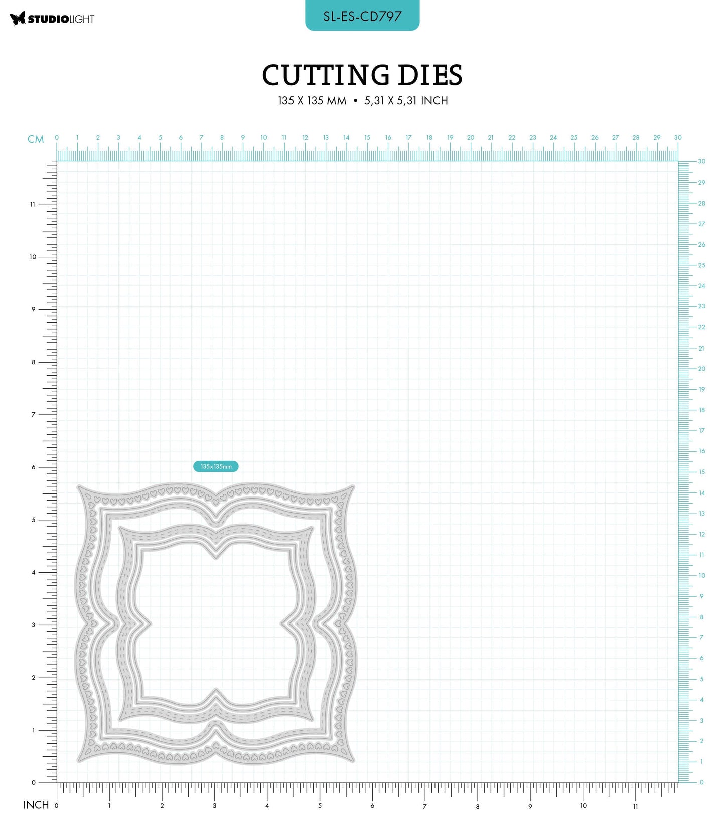 SL Cutting Dies Floral Accolade Essentials 6 PC
