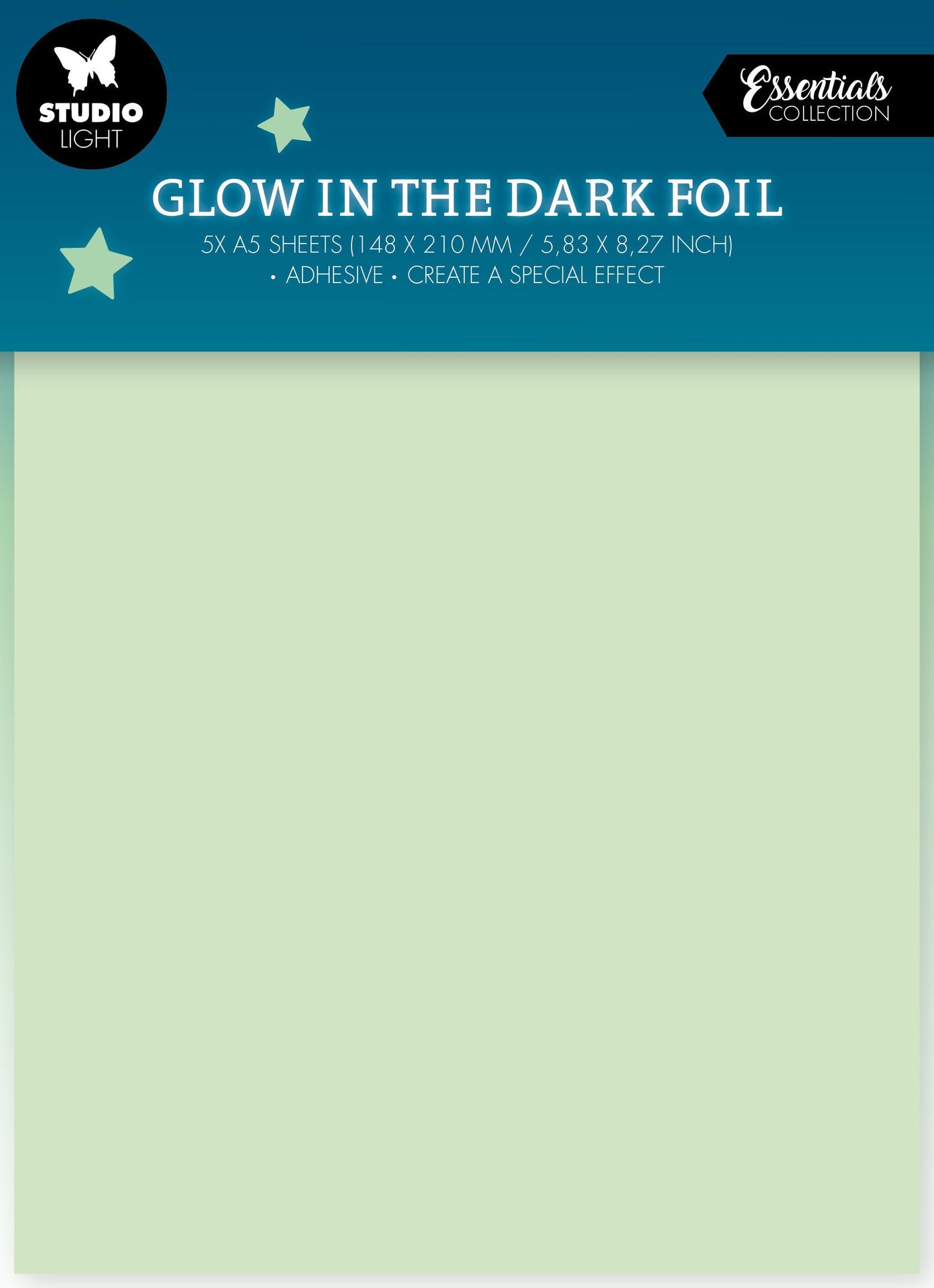 SL Glow In The Dark Foil Essentials 148x210x3mm 5 SH nr.01