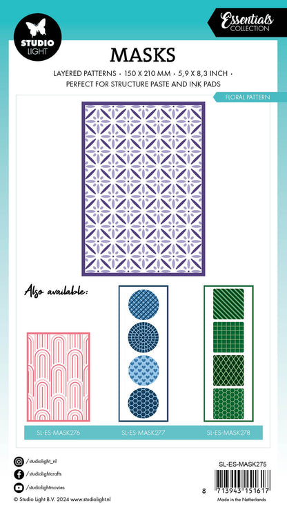 SL Mask Floral Pattern Essentials 1 PC