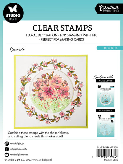 SL Clear Stamp Big Circle Essentials 119x129x3mm 5 PC nr.368