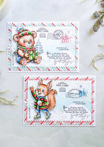 SL Clear Stamp Winter Bear Essentials 74x105x1mm 1 Pieces