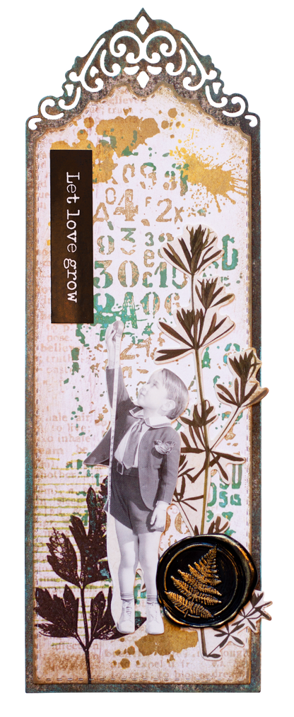 SL Cutting Die Slimline & Label Grunge Collection 4 PC