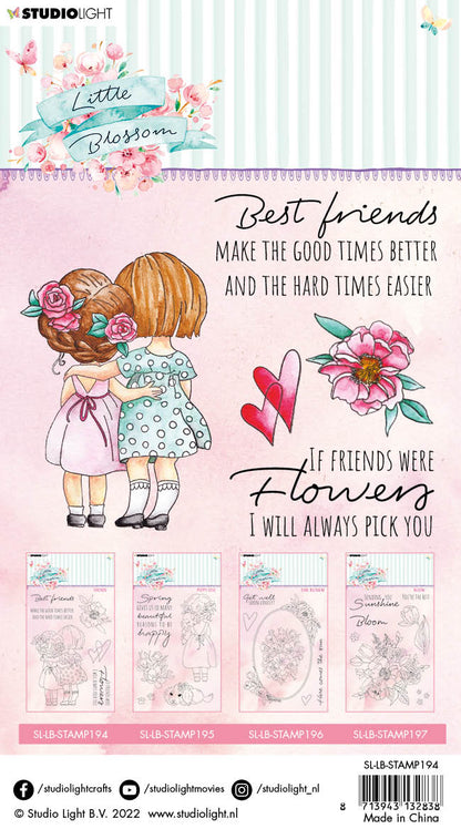 SL Clear Stamp Friends Little Blossom 105x148x3mm 1 PC nr.194