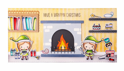 SL Cutting Die Fireplace Sweet Stories 152x98x1mm 15 PC nr.683