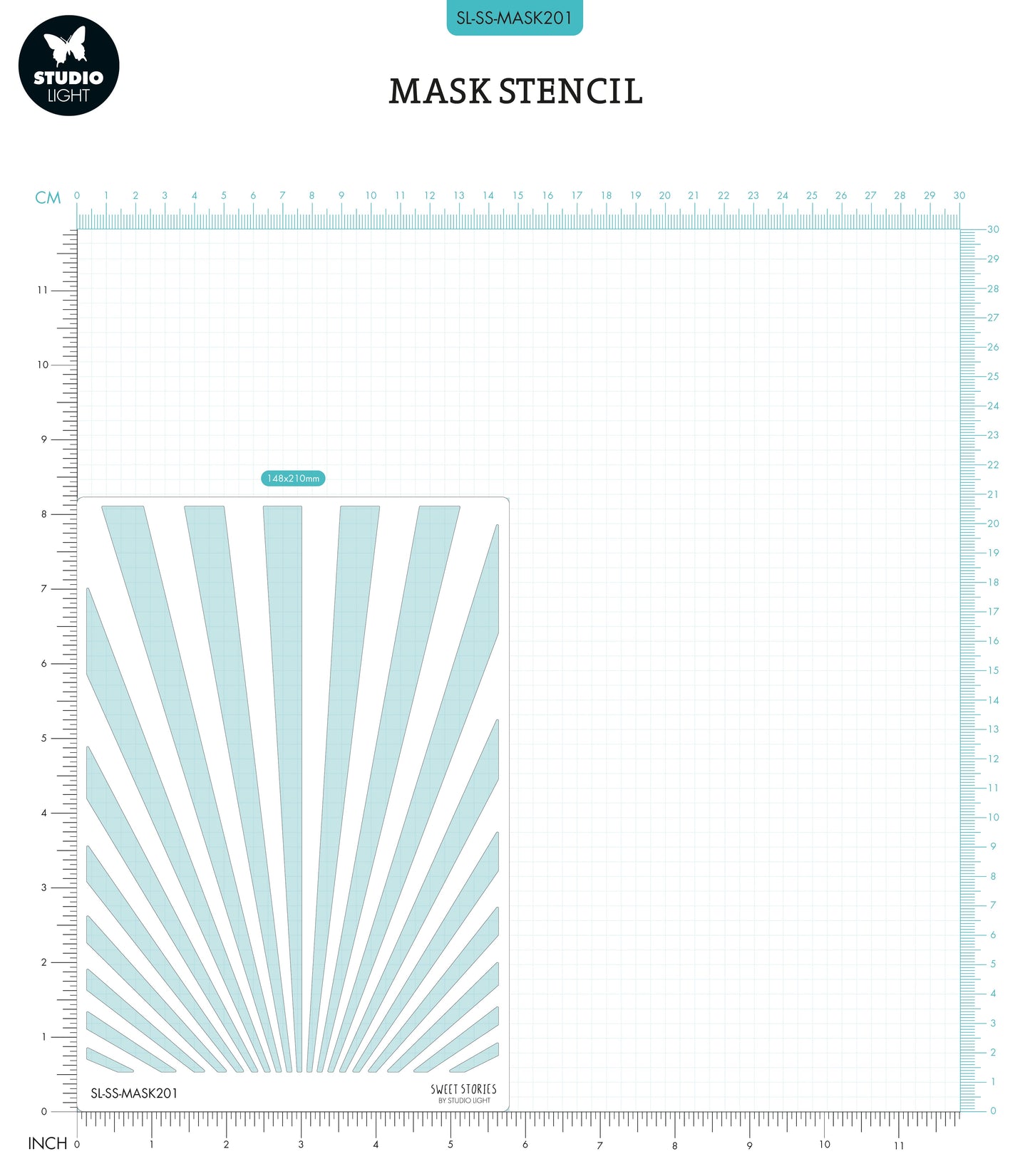SL Mask Sunray Sweet Stories 150x210x1mm 1 PC nr.201
