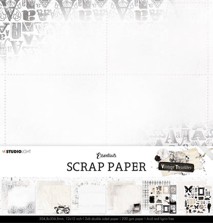 SL Paperset Background Paper Vintage Treasures 304.8x304.8x0.5mm 12 SH nr.07
