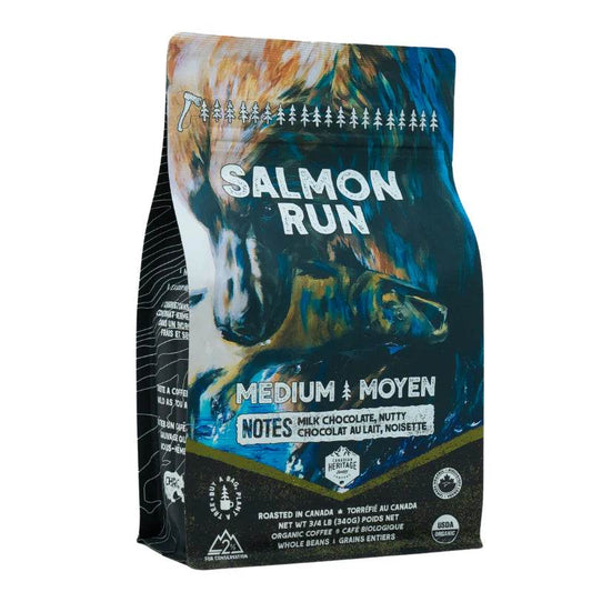 Salmon Run Organic Coffee - Canadian Heritage Roasting Co.