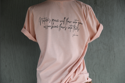 "CELESTIAL COLLECTION" PEACEFUL HANDS UNISEX TEE