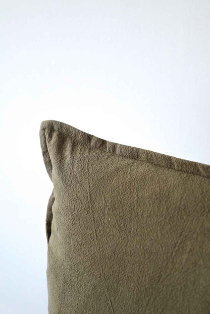 COTTON/ LINEN - OLIVE