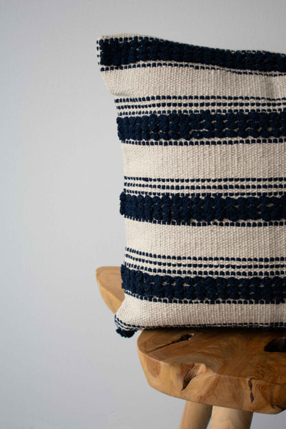 COTTON CANVAS - NAVY RIPPLE