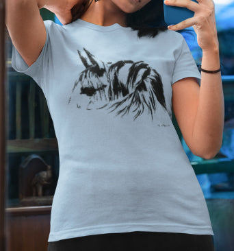 SIMPLICITY Damen T-Shirt mit Rundhalsausschnitt