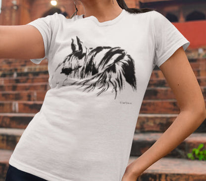 SIMPLICITY Damen T-Shirt mit Rundhalsausschnitt