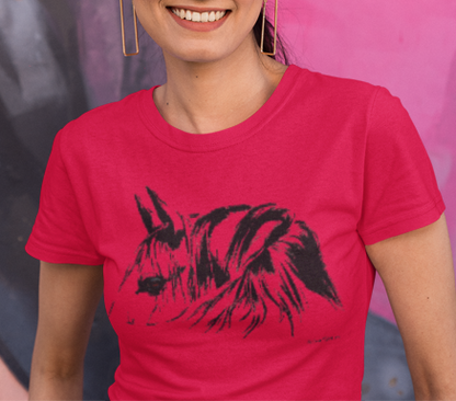 SIMPLICITY Damen T-Shirt mit Rundhalsausschnitt