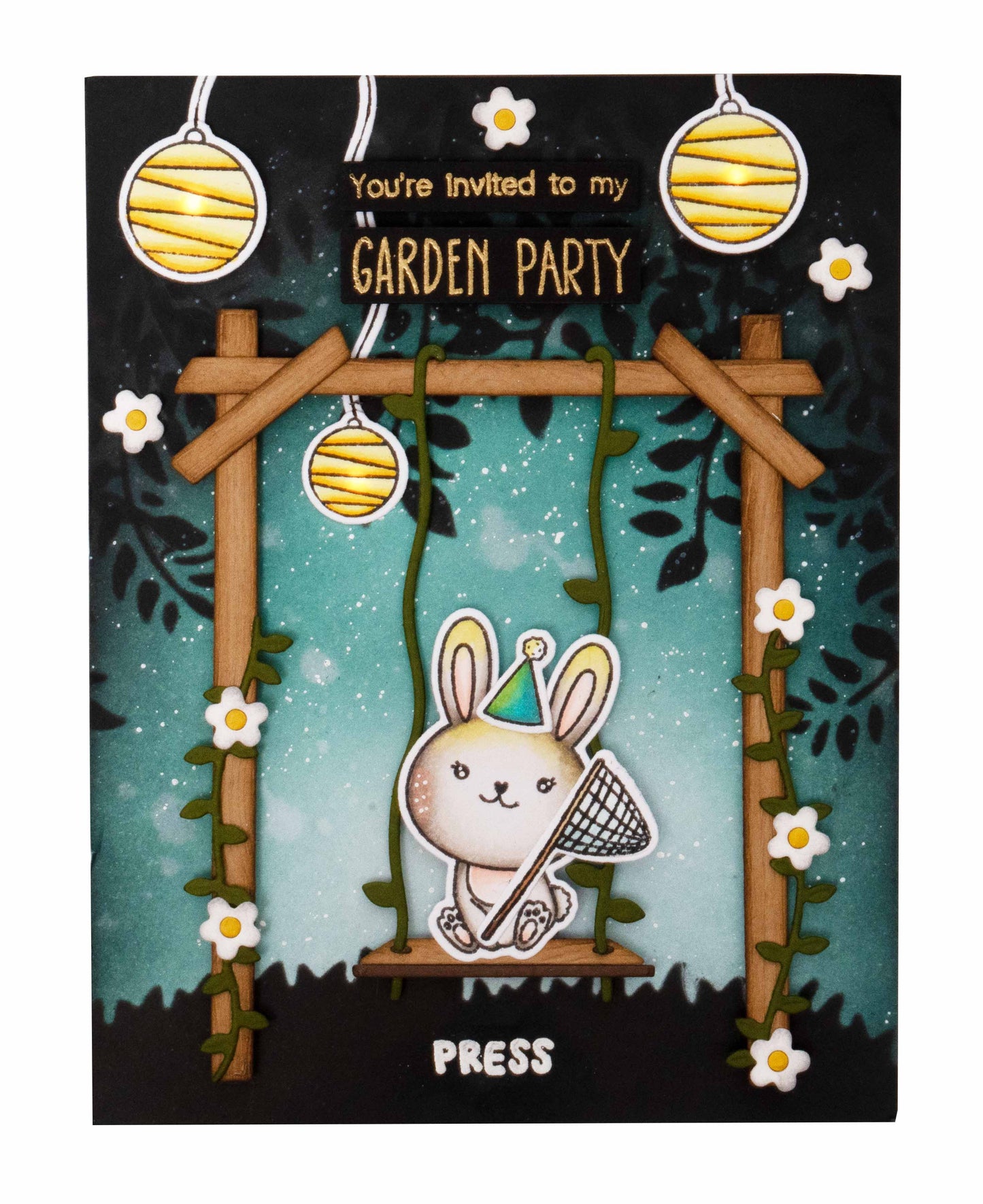 SL Cutting Die Flowery Swing Sweet Stories 105x210x1mm 4 PC nr.509