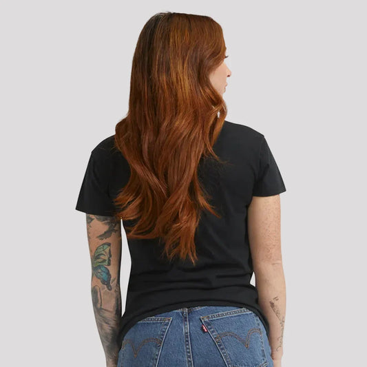DHCM Women’s Support Blue Collar Longhorn T-Shirt. SBC Graphic Tee