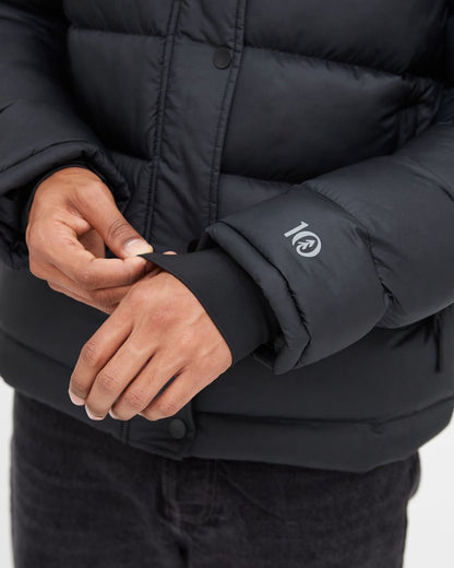 Ungeschlechtliche Cloud Shell Mid-Length Pufferjacke