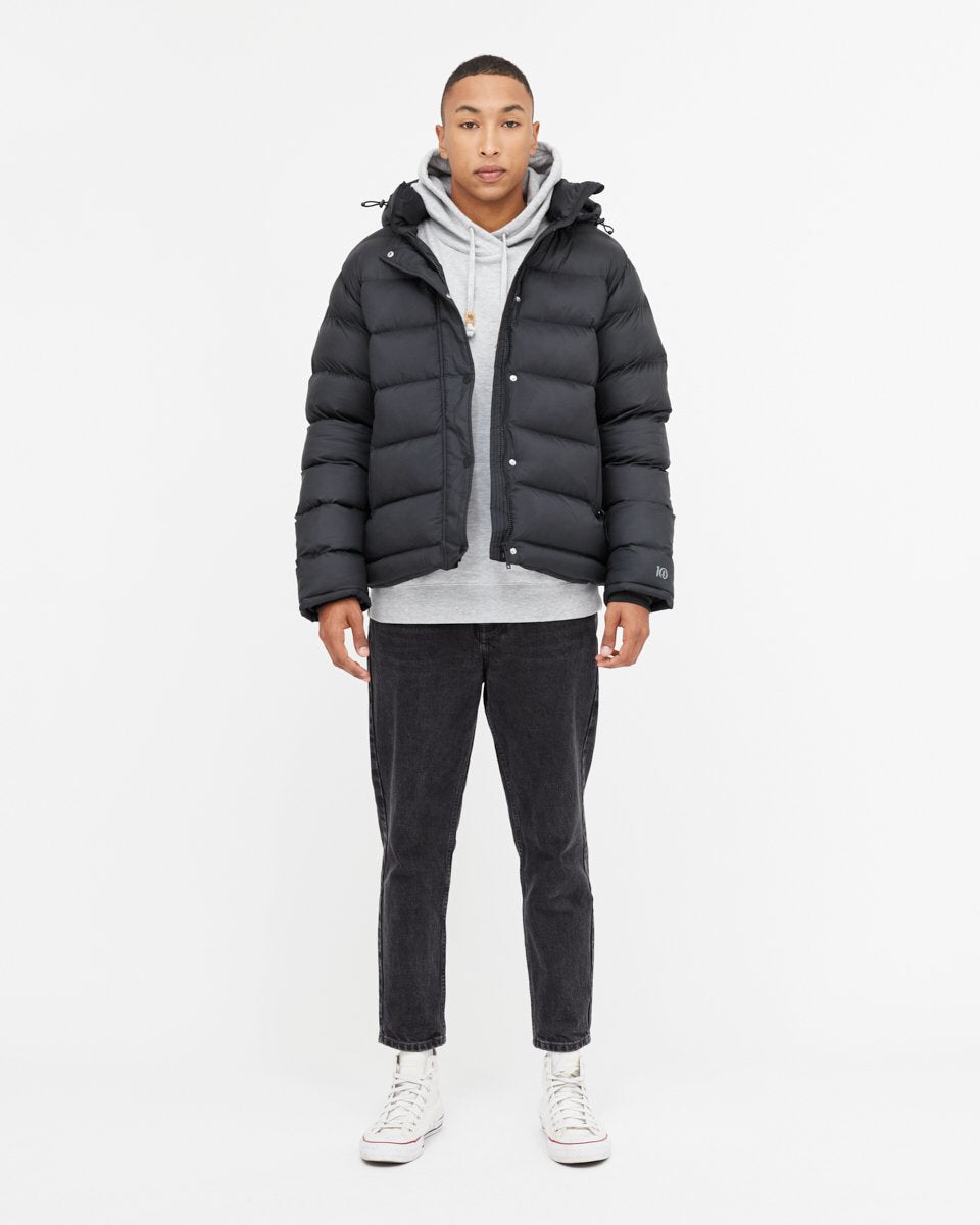 Ungeschlechtliche Cloud Shell Mid-Length Pufferjacke