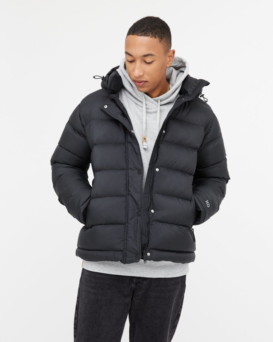 Ungeschlechtliche Cloud Shell Mid-Length Pufferjacke