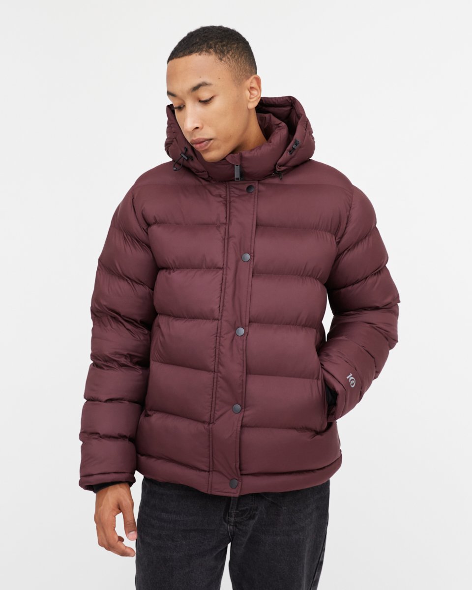 Ungeschlechtliche Cloud Shell Mid-Length Pufferjacke