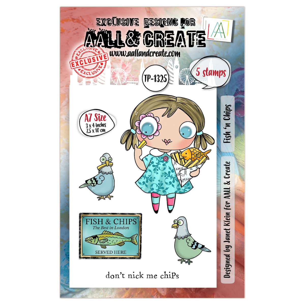 AALL and Create - A7 Stamp Set - Fish ‘n Chips