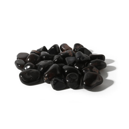 Agate Black Tumbled Stones