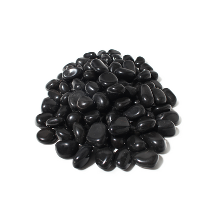 Agate Black Tumbled Stones