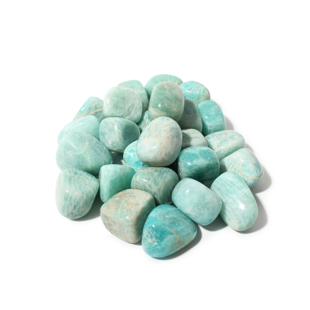 Amazonite A Tumbled Stones - India