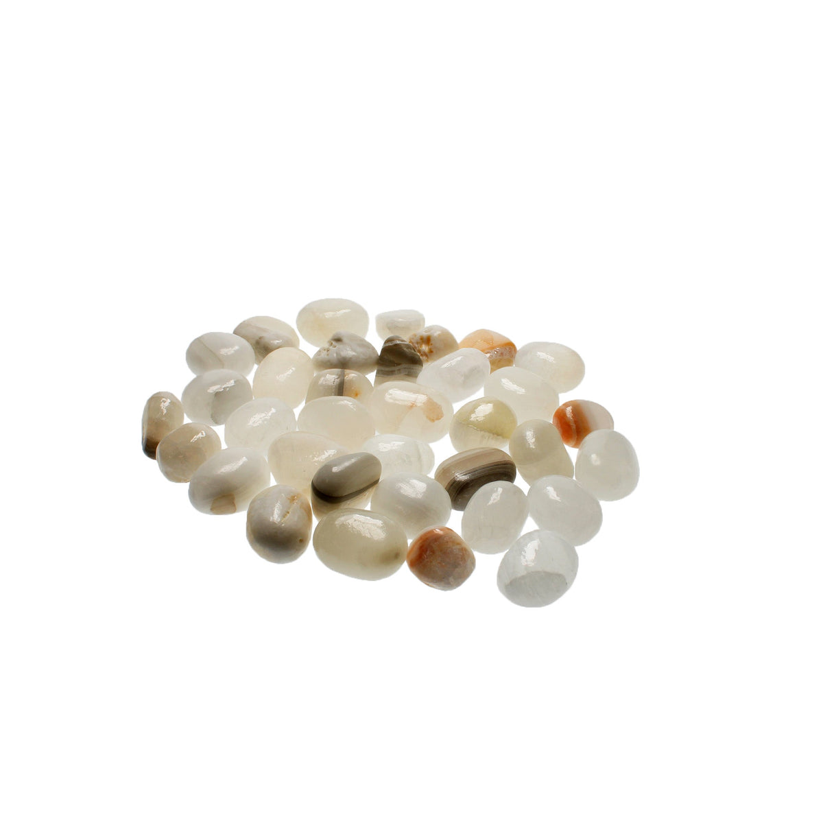 Aragonite Grey Tumbled Stones