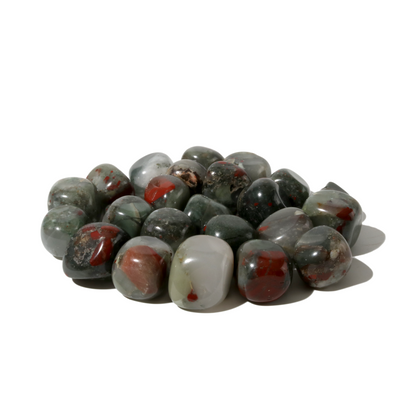African Bloodstone Tumbled Stone