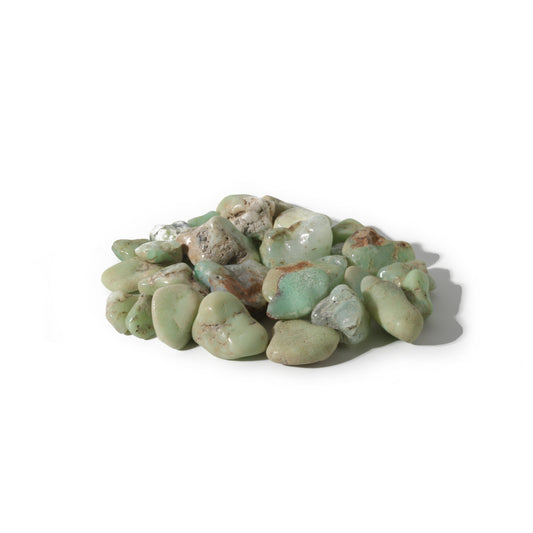 Chrysoprase A Tumbled Stones - Semi-Polished - Brazil
