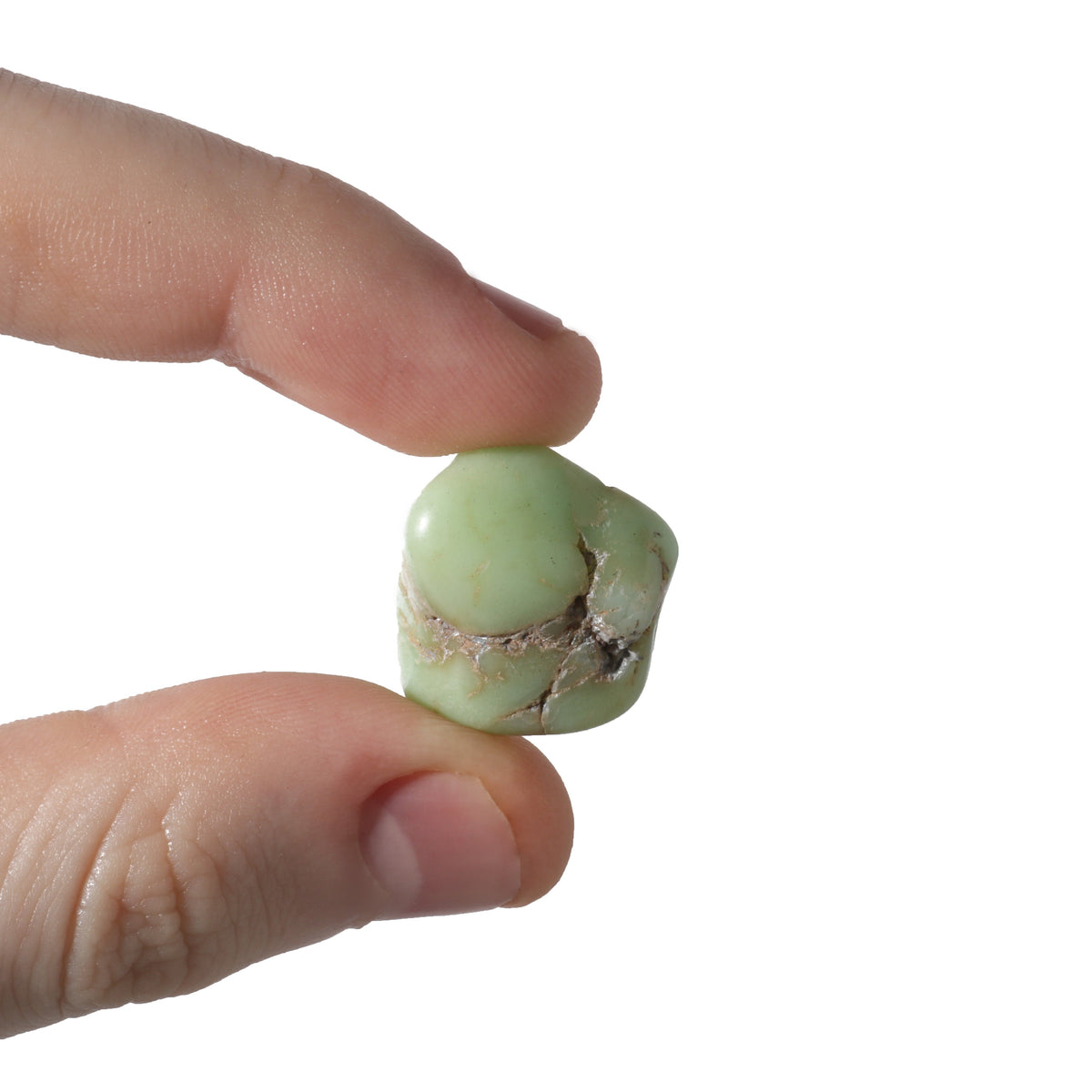 Chrysoprase A Tumbled Stones - Semi-Polished - Brazil