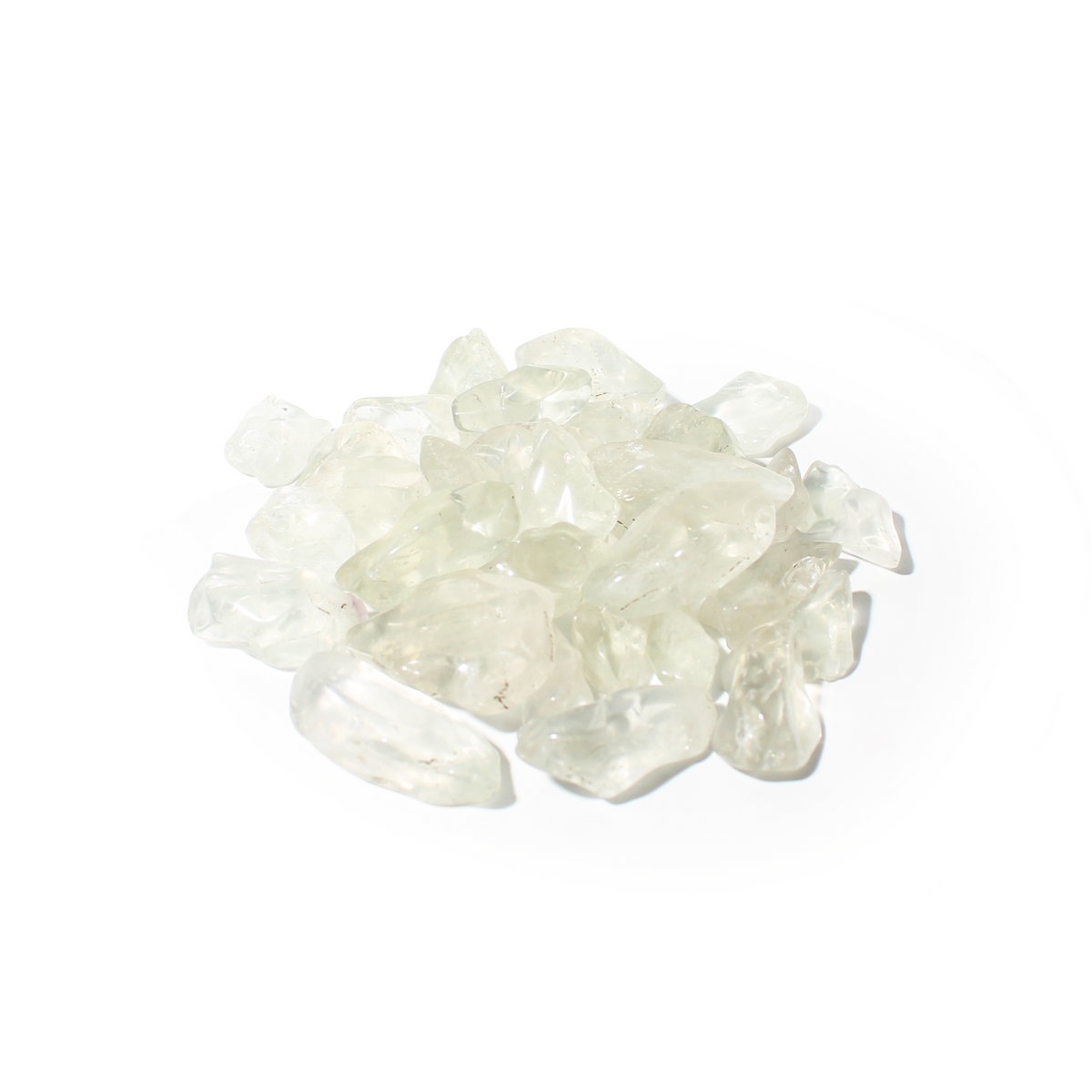 Prasiolite A Tumbled Stones - Semi-Polished