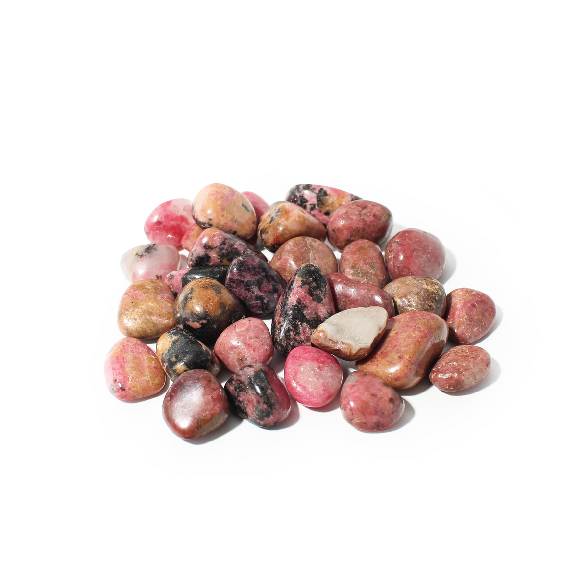 Rhodonite Light Tumbled Stones