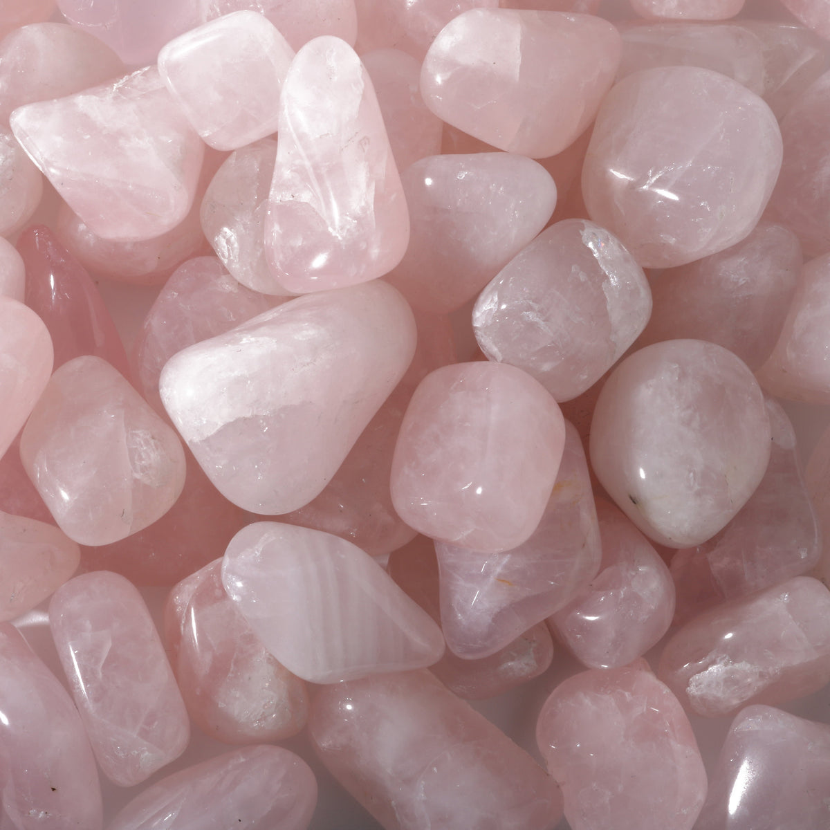 Rose Quartz B Tumbled Stones