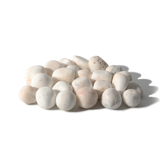 Scolecite Tumbled Stones - India