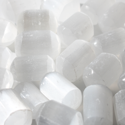 Selenite Tumbled Stones - Hand Polished