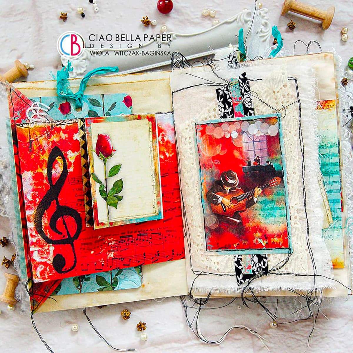 Ciao Bella Tango Paper Pad 6"x6" 24/Pkg