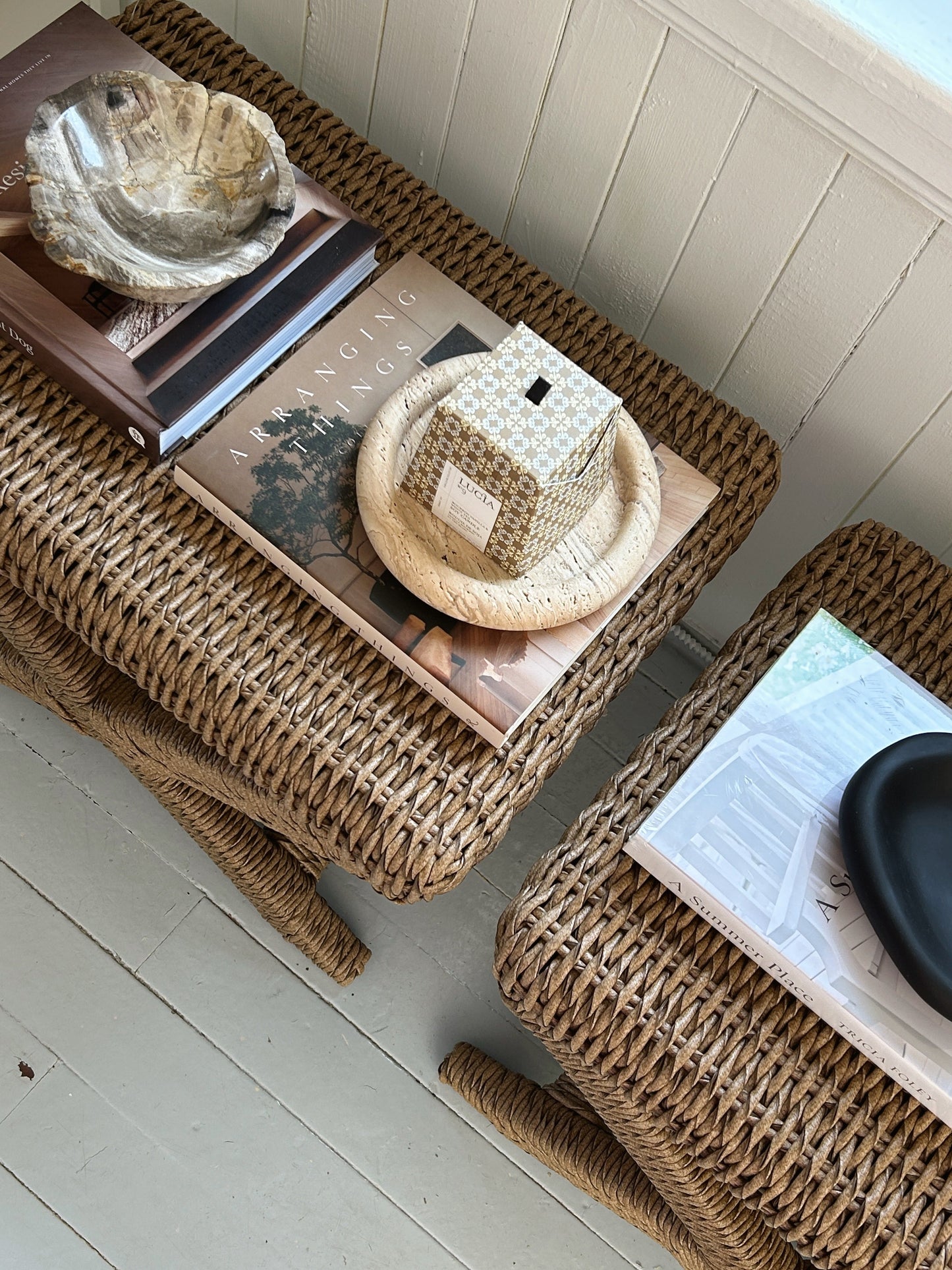 Beige Travertine Catchall