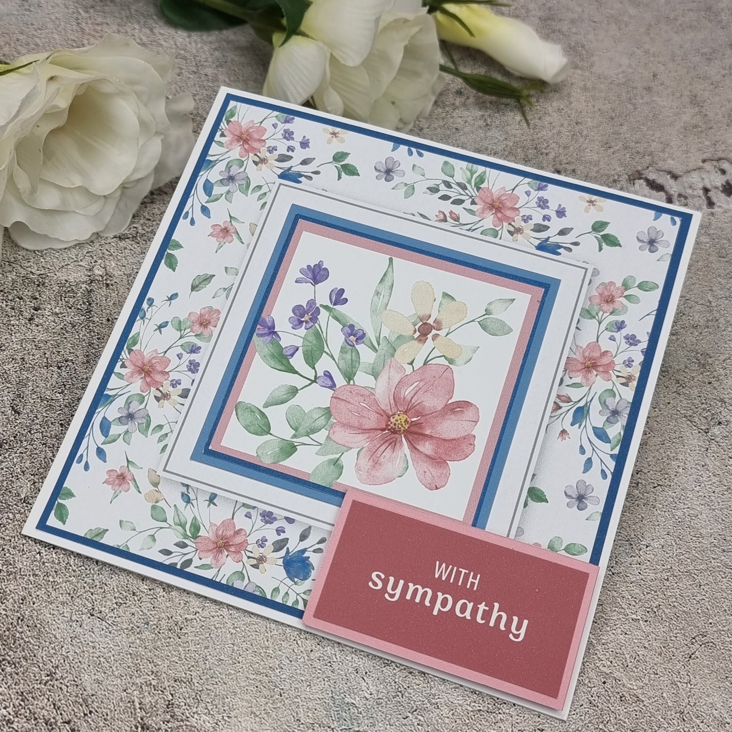 The Paper Boutique Sunny Gardens Frames & Insert Papers for 6 in x 6 in