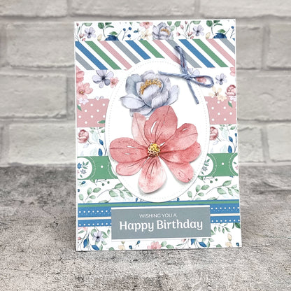 The Paper Boutique Sunny Gardens 8 in x 8 in Instant Card Pad
