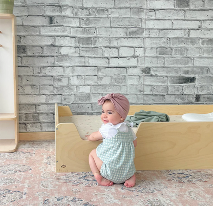 APPLE TWIN - Montessori Floor Bed with Rails