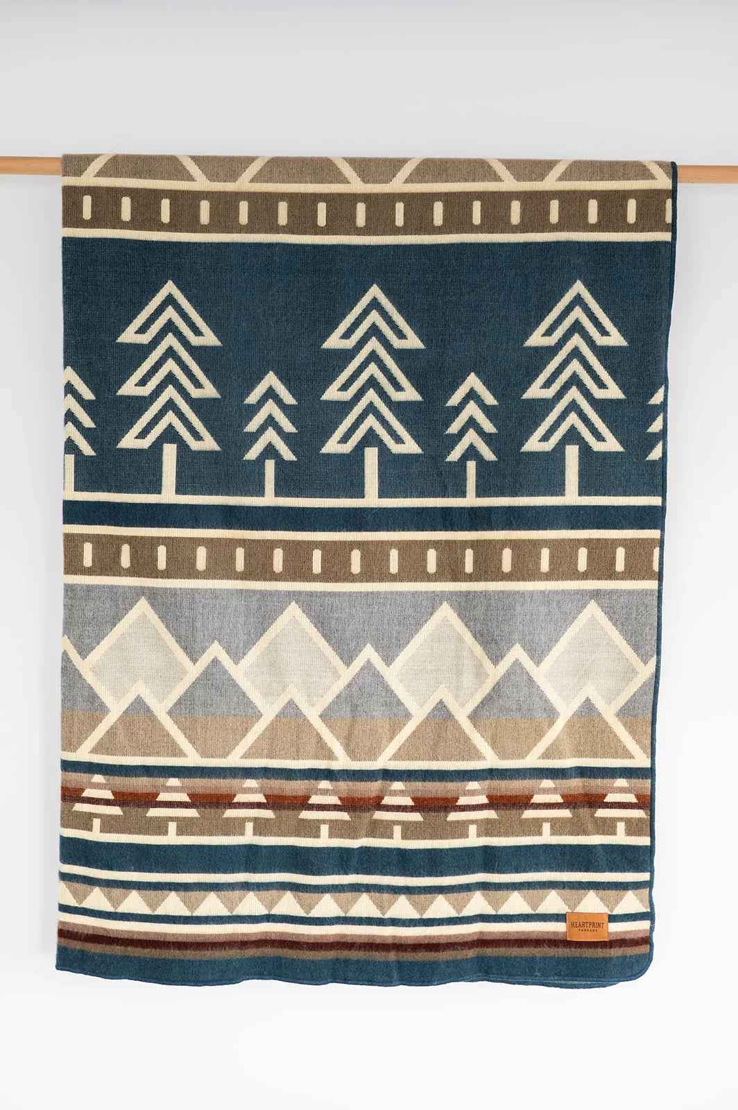 Tree Line Throw Blanket - Alpine Crest