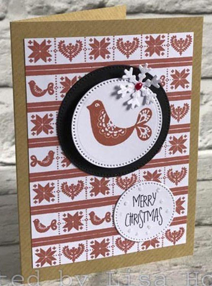 Creative Expressions Scandi  A6 Background Stamp